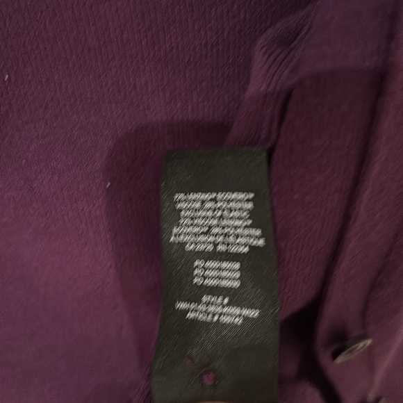 SOLD!! New Wilfred Aritzia Purple Cropped Cardigan Sweater - Picture 5 of 5